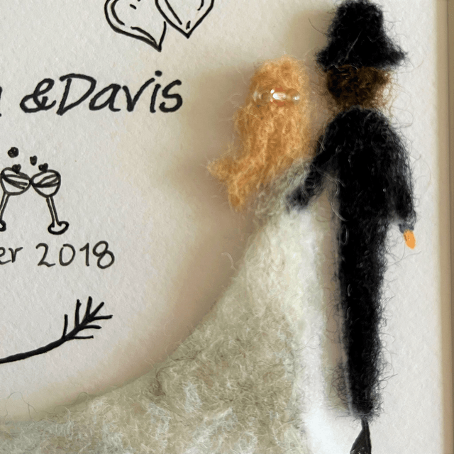Personalised Decorative Frames - Needle Felt