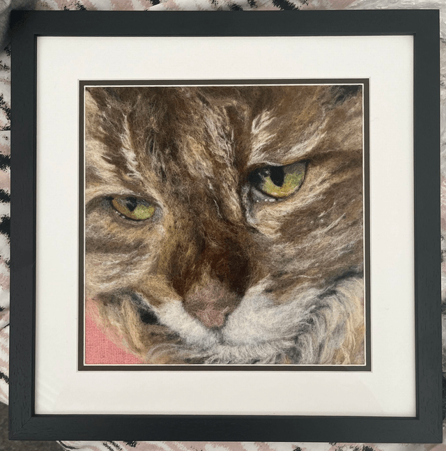 Needle Felted Pet Portrait