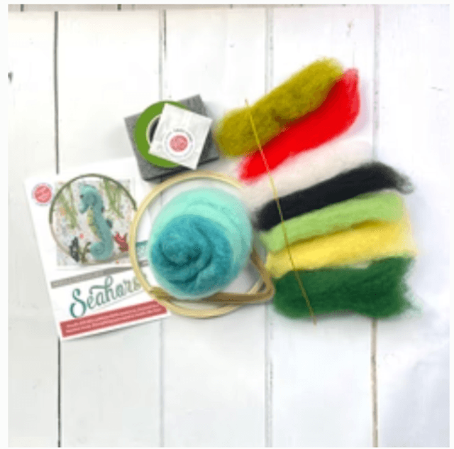 Sea Horse Needle Felting Kit