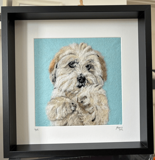 Needle Felted Pet Portrait