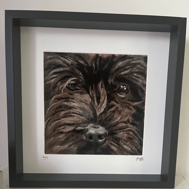 Needle Felted Pet Portrait