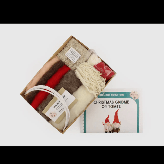 Christmas Edition Gnome, Tomte Needle Felt Kit