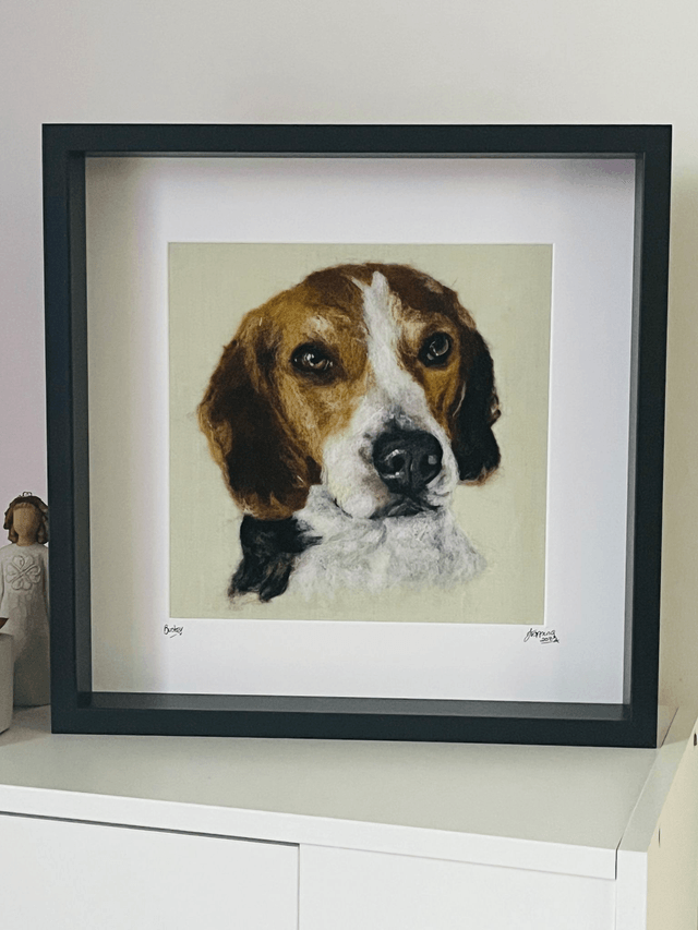 Needle Felted Pet Portrait