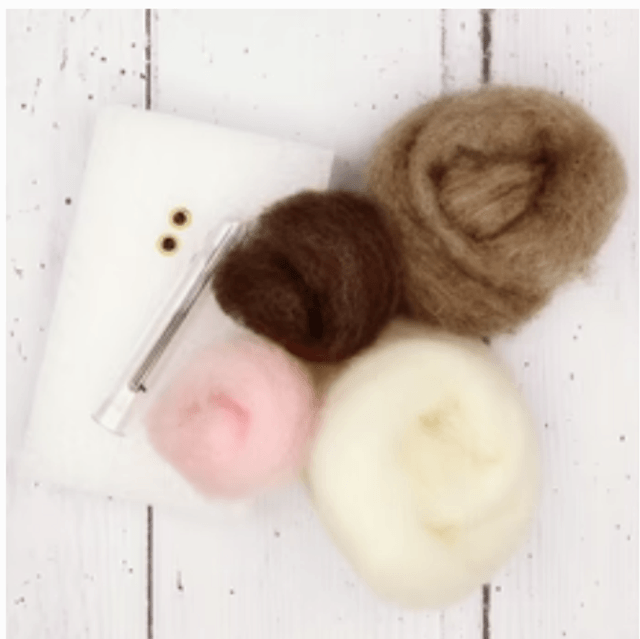 Baby Bunny Needle Felting Craft Kit