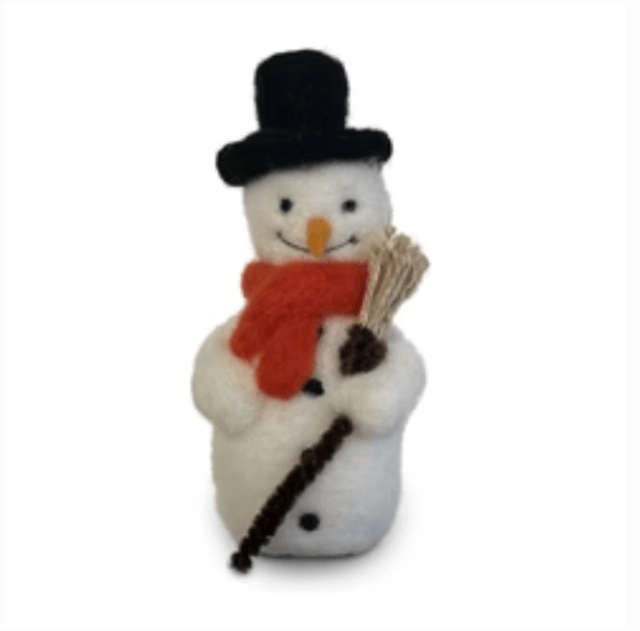Festive Snowman Needle Felting Craft Kit